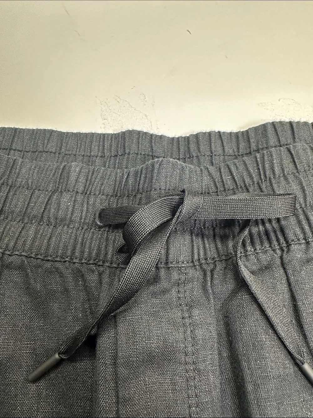Athleta Retreat Black Linen Ankle Pants, New with Tags, Women's Size XL NWT - Picture 3 of 5